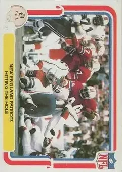 1980 Fleer Team Action #31 - Card #31 - New England Patriots