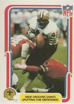 1980 Fleer Team Action #33 - Card #33 - New Orleans Saints