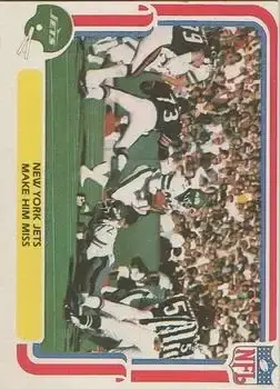 1980 Fleer Team Action #37 - Card #37 - New York Jets - Front 1980 Fleer Team Action #37 - Card #37 - New York Jets - Front