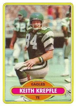 1980 Topps #32 - Keith Krepfle - Philadelphia Eagles