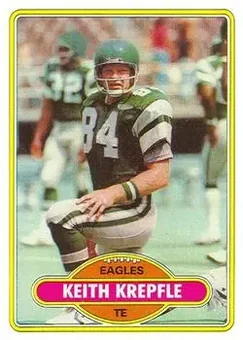 1980 Topps #32 - Keith Krepfle - Philadelphia Eagles