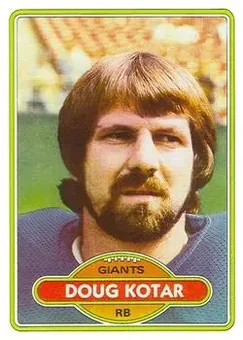 1980 Topps #34 - Doug Kotar - New York Giants