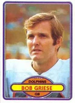 1980 Topps #35 - Bob Griese - Miami Dolphins