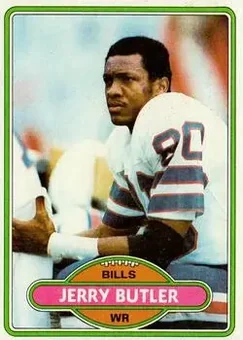 1980 Topps #36 - Jerry Butler - Buffalo Bills