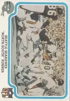 1979 Fleer Team Action #51 - Card #51 - Seattle Seahawks