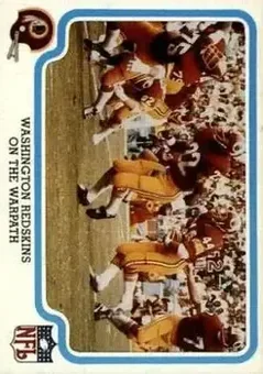 1979 Fleer Team Action #55 - Card #55 - Washington Redskins