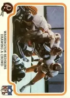 1979 Fleer Team Action #56 - Card #56 - Washington Redskins