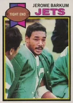 1979 Topps #21 - Jerome Barkum - New York Jets