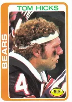 1978 Topps #92 - Tom Hicks - Chicago Bears