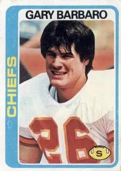 1978 Topps #97 - Gary Barbaro - Kansas City Chiefs - Front