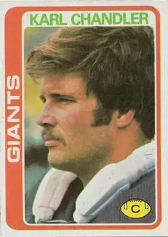 1978 Topps #99 - Karl Chandler - New York Giants