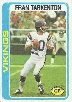 1978 Topps #100 - Fran Tarkenton - Minnesota Vikings