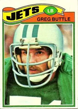 1977 Topps #186 - Greg Buttle - New York Jets
