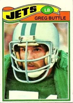 1977 Topps #186 - Greg Buttle - New York Jets
