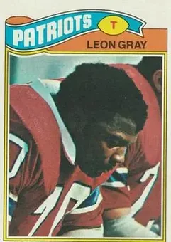 1977 Topps #188 - Leon Gray - New England Patriots