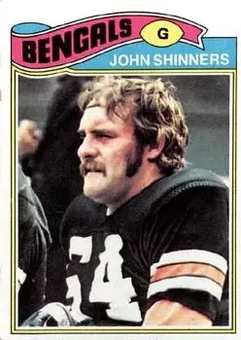 1977 Topps #189 - John Shinners - Cincinnati Bengals