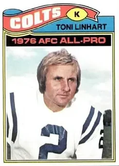 1977 Topps #190 - Toni Linhart - Baltimore Colts