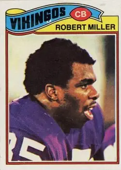 1977 Topps Mexican #191 - Robert Miller - Minnesota Vikings