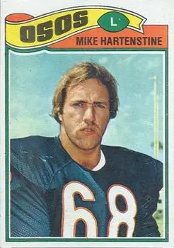 1977 Topps Mexican #199 - Mike Hartenstine - Chicago Bears