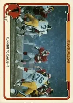 1982 Fleer Team Action #1 - Card #1 - Atlanta Falcons