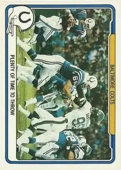 1982 Fleer Team Action #3 - Card #3 - Baltimore Colts