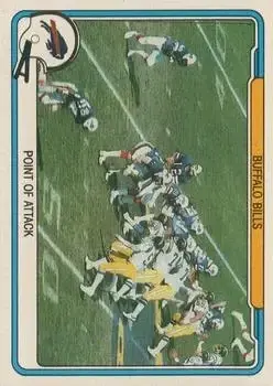 1982 Fleer Team Action #5 - Card #5 - Buffalo Bills