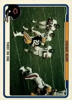 1982 Fleer Team Action #7 - Card #7 - Chicago Bears