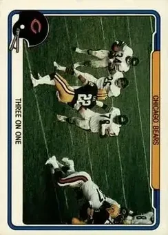 1982 Fleer Team Action #7 - Card #7 - Chicago Bears