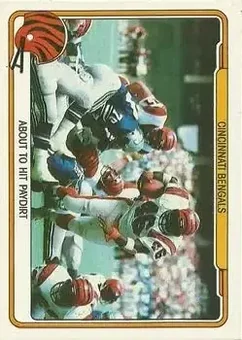 1982 Fleer Team Action #9 - Card #9 - Cincinnati Bengals