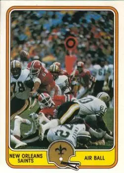 1981 Fleer Team Action #34 - Card #34 - New Orleans Saints