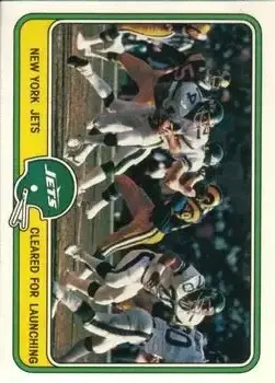 1981 Fleer Team Action #37 - Card #37 - New York Jets