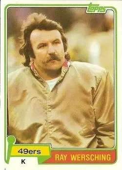 1981 Topps #36 - Ray Wersching - San Francisco 49ers