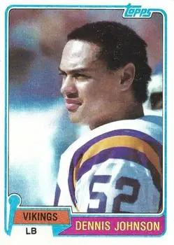 1981 Topps #37 - Dennis Johnson - Minnesota Vikings