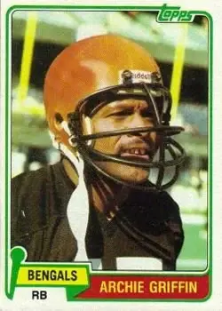 1981 Topps #38 - Archie Griffin - Cincinnati Bengals