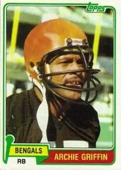 1981 Topps #38 - Archie Griffin - Cincinnati Bengals