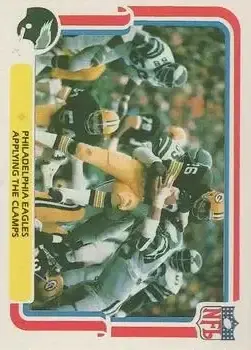 1980 Fleer Team Action #42 - Card #42 - Philadelphia Eagles