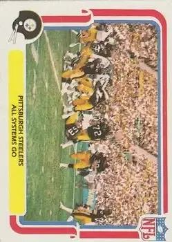 1980 Fleer Team Action #43 - Card #43 - Pittsburgh Steelers