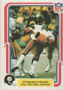 1980 Fleer Team Action #44 - Card #44 - Pittsburgh Steelers - Front