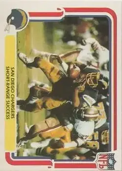 1980 Fleer Team Action #47 - Card #47 - San Diego Chargers