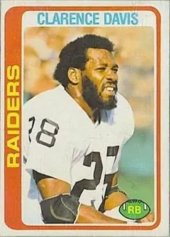 1978 Topps #108 - Clarence Davis - Oakland Raiders