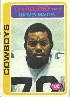 1978 Topps #110 - Harvey Martin - Dallas Cowboys
