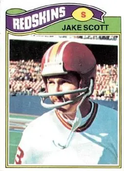 1977 Topps #192 - Jake Scott - Washington Redskins