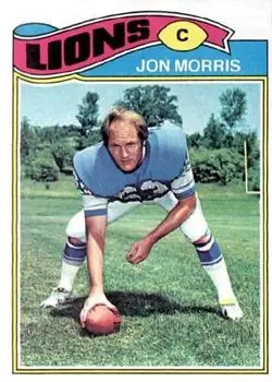 1977 Topps #193 - Jon Morris - Detroit Lions