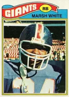 1977 Topps #196 - Marsh White - New York Giants