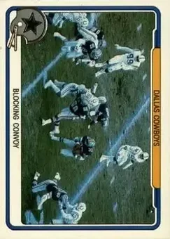 1982 Fleer Team Action #13 - Card #13 - Dallas Cowboys