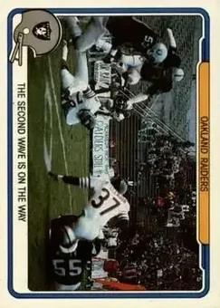 1982 Fleer Team Action #40 - Card #40 - Oakland Raiders
