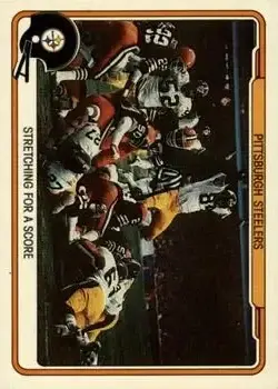 1982 Fleer Team Action #43 - Card #43 - Pittsburgh Steelers