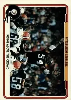 1982 Fleer Team Action #44 - Card #44 - Pittsburgh Steelers