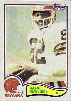 1982 Topps #67 - Ozzie Newsome - Cleveland Browns