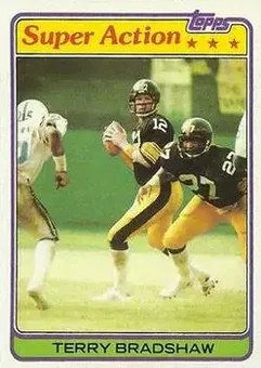 1981 Topps #88 - Terry Bradshaw - Pittsburgh Steelers